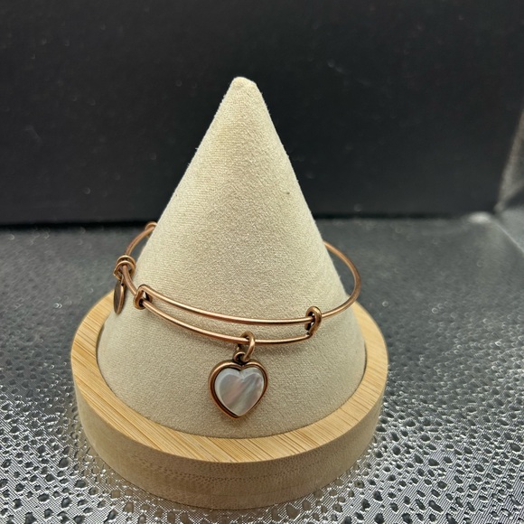 Alex and Ani Rose Gold Bracelets with Intricate Design: Set of 8 - Picture 5 of 9